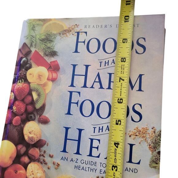 Foods That Harm Foods that Heal A-Z Guide to Safe and Healthy Eating Hardback - Picture 8 of 8